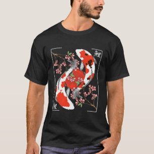 T-shirt Poisson en carpe japonais Nishikigoi Cherche esthé