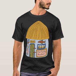 T-shirt Poisson en plastique de l'Arcade verte