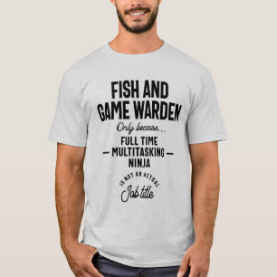 T-shirt Poisson et jeu Gardien Profession Profession Profe