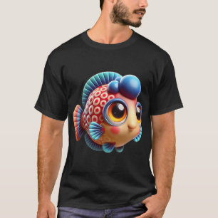 T-shirt Poisson Flowerhorn Adorable