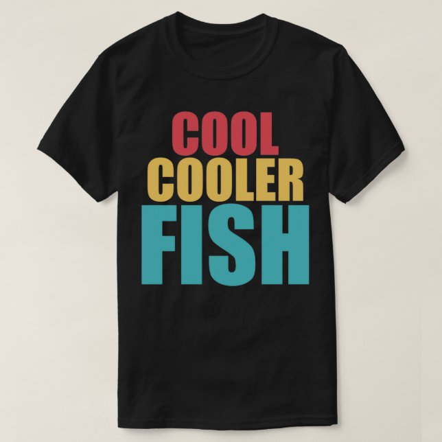 T-shirt Poisson Glacière cool (Design devant)