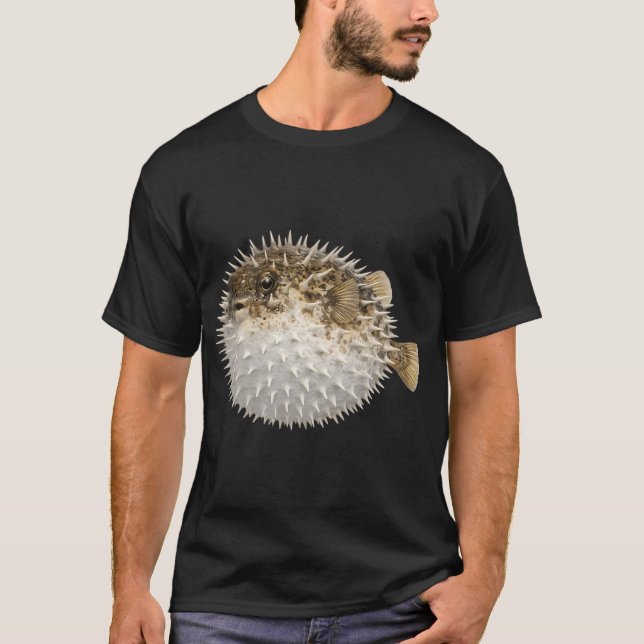 T-shirt Poisson-globe gonflé (Devant)
