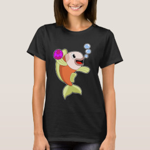 T-shirt Poisson Handball player Handball