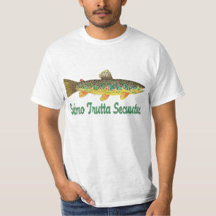 T-shirt Poisson humoristique, pêche, pêche à la mouche