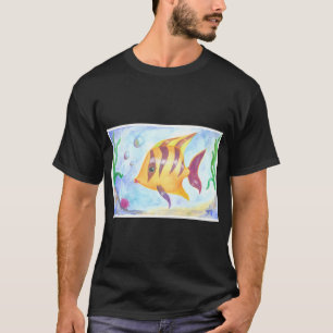 T-shirt Poisson jaune