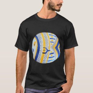 T-shirt Poisson jaune ensoleillé