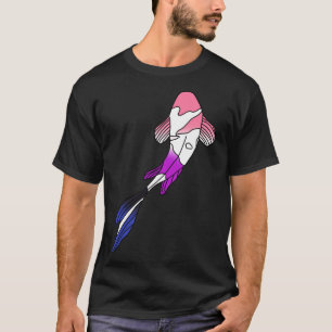 T-shirt Poisson Koi Genderfluide