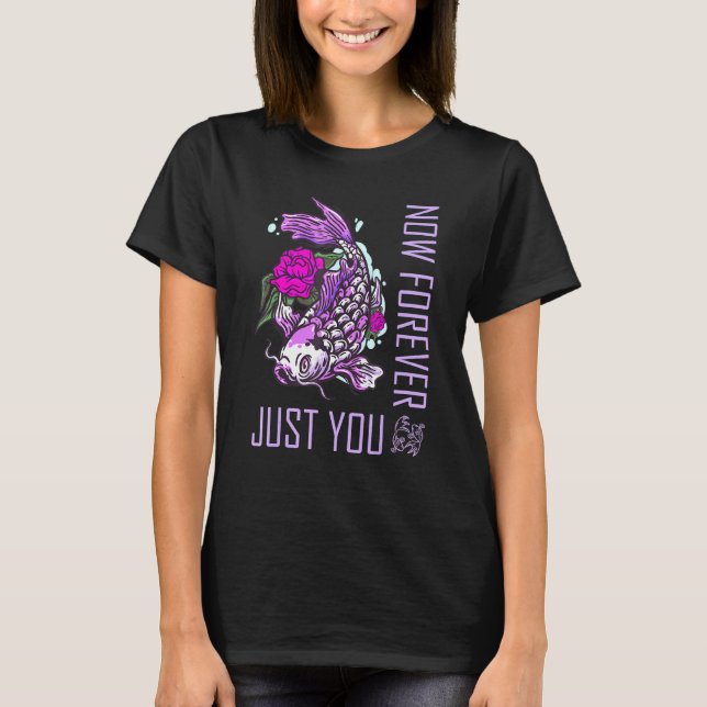 T-shirt Poisson Koi Japonais Pour L'Art Japonais (Devant)