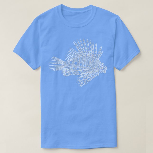 T-shirt Poisson-Lion cool  (Design devant)