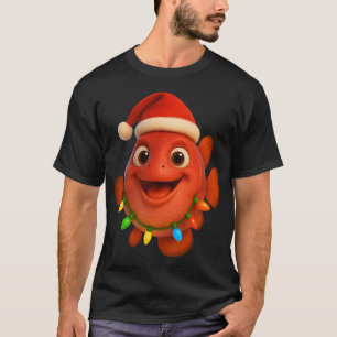 T-shirt Poisson lune de Noël