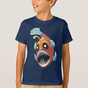 T-shirt Poisson marin profond