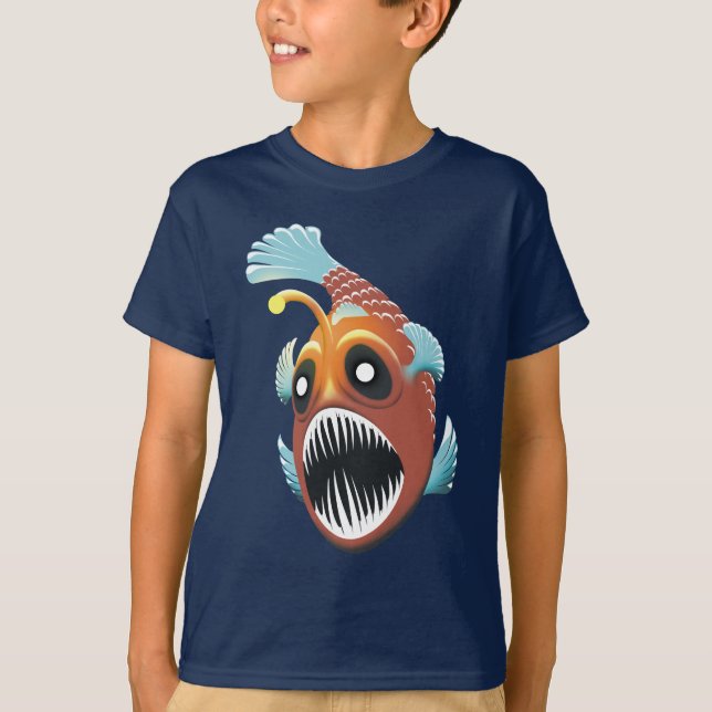 T-shirt Poisson marin profond (Devant)
