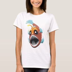 T-shirt Poisson marin profond