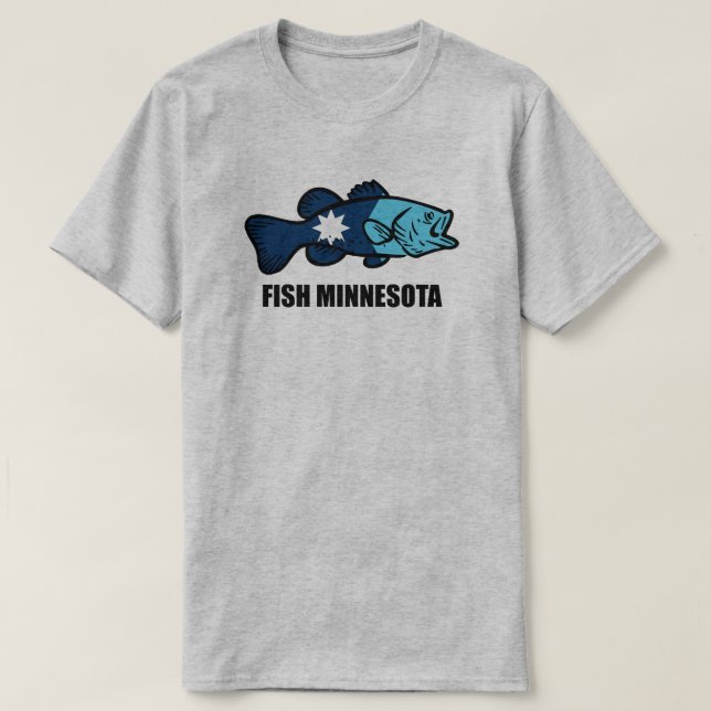 T-shirt Poisson Minnesota (Design devant)