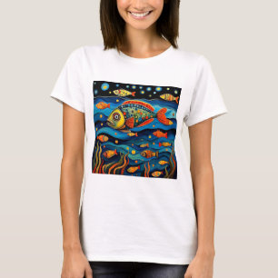 T-shirt Poisson nocturne