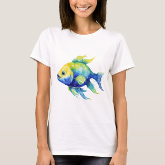 T-shirt Poisson Ombre