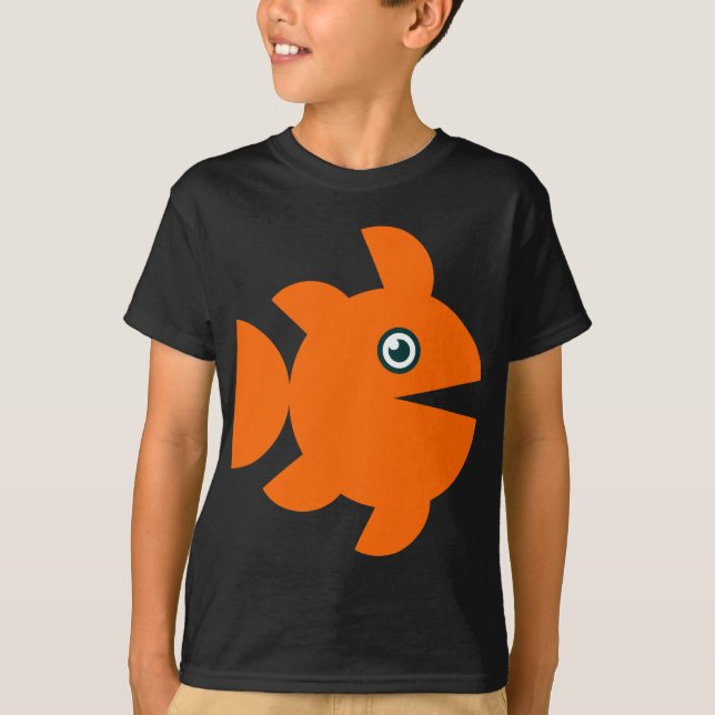 T-shirt Poisson - Orange (Devant)