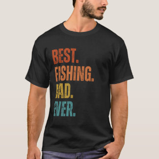 T-shirt Poisson papa Fisher Funny Pêche Fête des pères