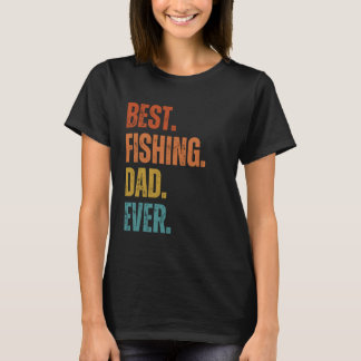 T-shirt Poisson papa Fisher Funny Pêche Fête des pères