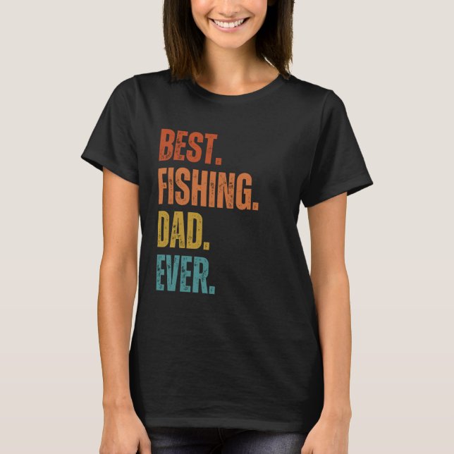 T-shirt Poisson papa Fisher Funny Pêche Fête des pères (Devant)