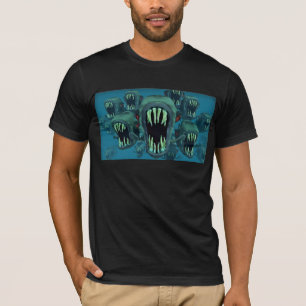 T-shirt Poisson Piranhas Personnaliser Anniversaires