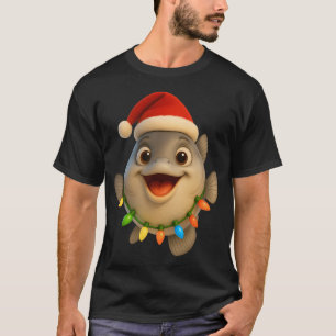 T-shirt Poisson Pompaneau de Noël