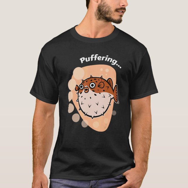 T-shirt Poisson Puffer I Puffering I Poisson Sea Creator D (Devant)