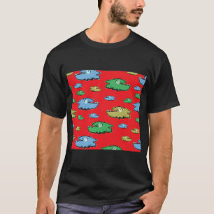 T-shirt Poisson qui nage en souriant avec style - Continue