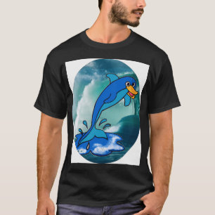 T-SHIRT POISSON QUI SAUTE