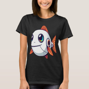 T-shirt Poisson Robot
