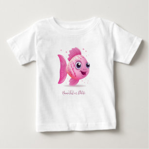T-shirt Poisson Rose