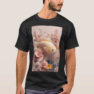 T-shirt Poisson Rose