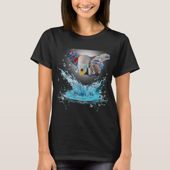 T-shirt Poisson rouge (Devant)