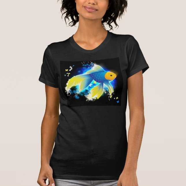 T-shirt Poisson rouge de vol (Devant)