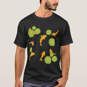 T-SHIRT POISSON ROUGE, MOTIF POISSON ROUGE, ÉTANG DE POISS