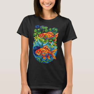 T-shirt Poisson rouge nageant