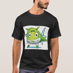 T-shirt poisson-serpent channa version de l'ornement balin