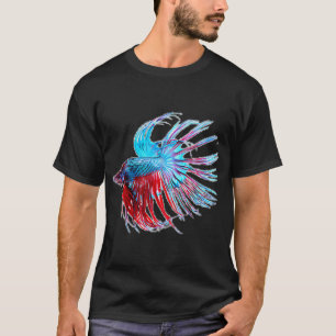 T-shirt poisson tête de serpent Channa