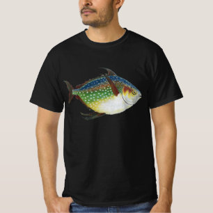 T-shirt Poisson tropical opah, animal aquatique marin vint