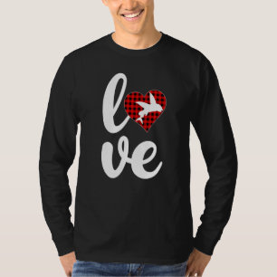 T-shirt Poisson Volant Buffalo Plaid Love Poisson Volant V