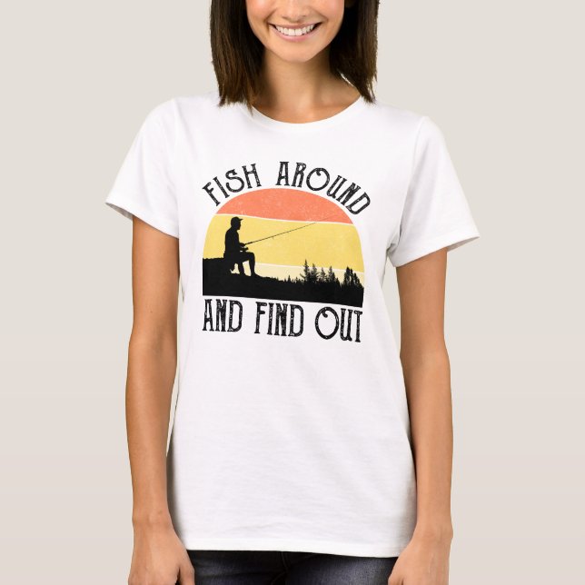 T-shirt Poissons Autour Et Découvrez (Devant)