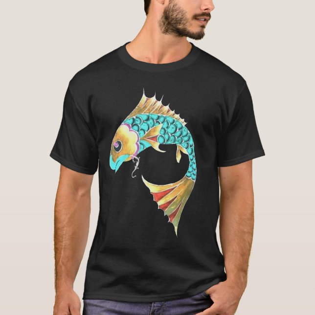 T-shirt Poissons de carpe de Koi - symbole pour la bonne (Devant)