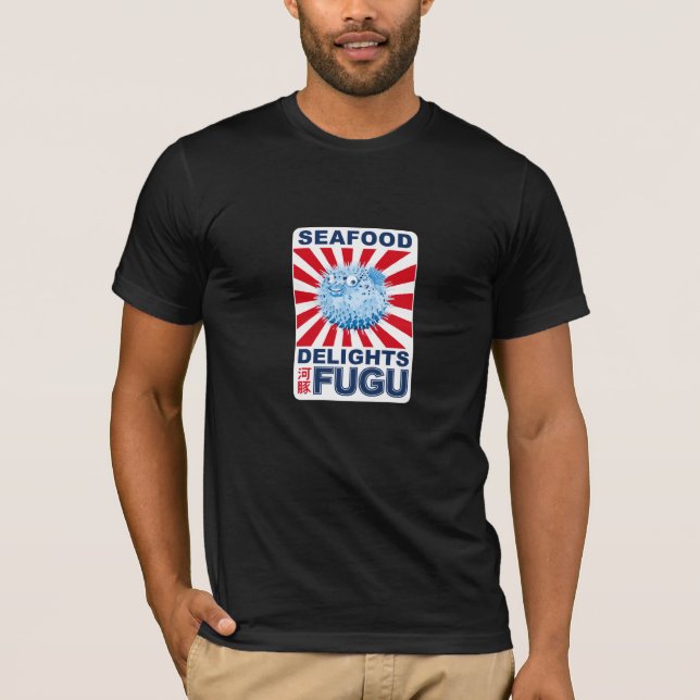 T-shirt Poissons de décolleur (Devant)