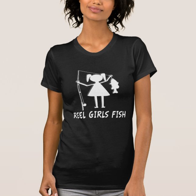 T-SHIRT POISSONS DE FILLES DE BOBINE ! (Devant)