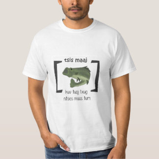 T-shirt poissons de leeg de hmong