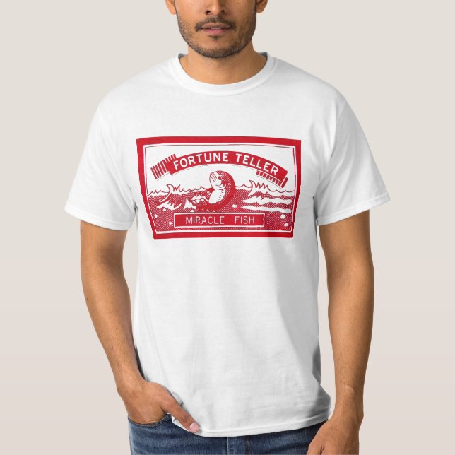 T-shirt Poissons de miracle de diseur de bonne aventure (Devant)