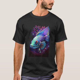 T-shirt Poissons de récif tropicaux, Été, Plongée en scaph