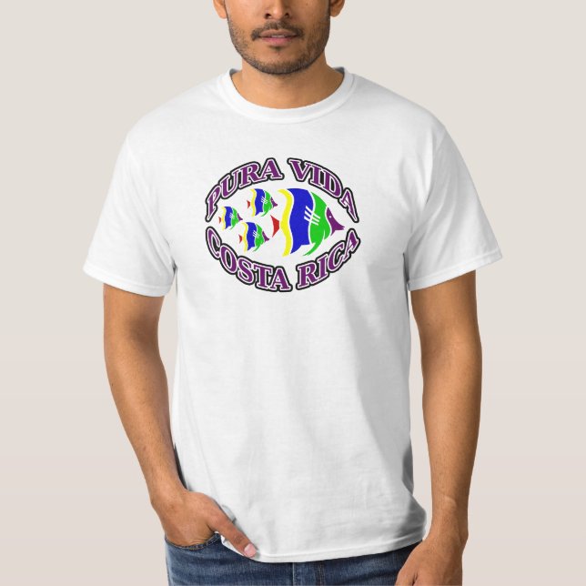 T-shirt Poissons de Vida Costa Rica (Devant)