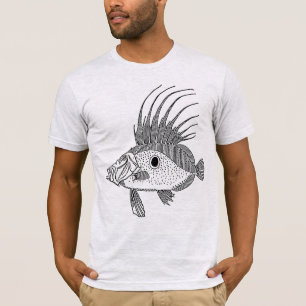 T-SHIRT POISSONS (DESSIN AU TRAIT)