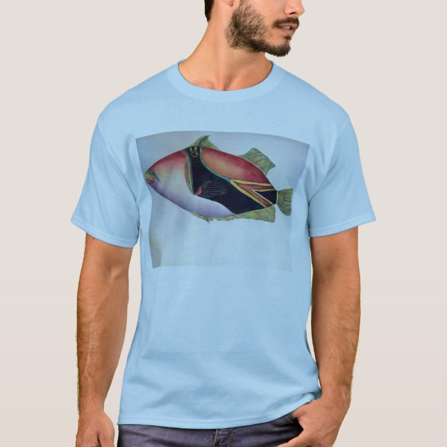 T-shirt Poissons d'état d'Hawaï (Devant)